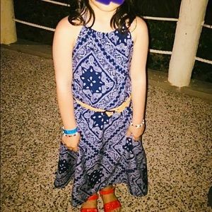 Halter style girl’s summer dress